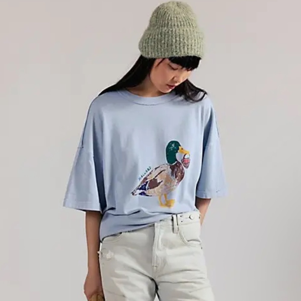 We The Free Farm Friends Mallard Tee RETIRED size small